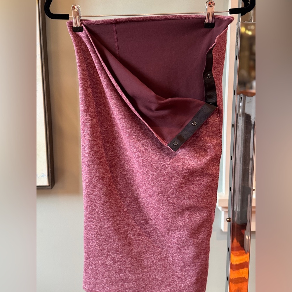 Lululemon Heather burgundy  vinyassa scarf